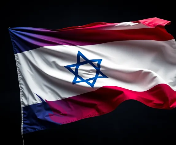 american israeli flag