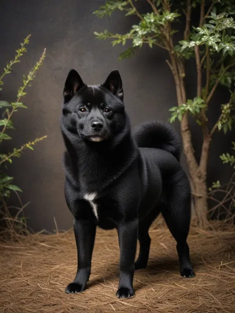 black shiba inu