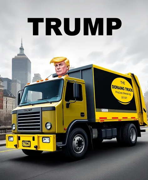 trump garbage truck