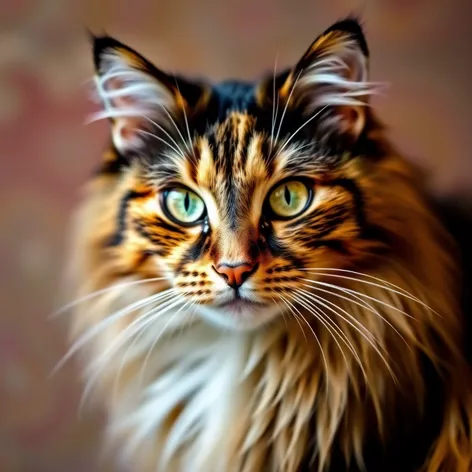 long hair tortoiseshell cat