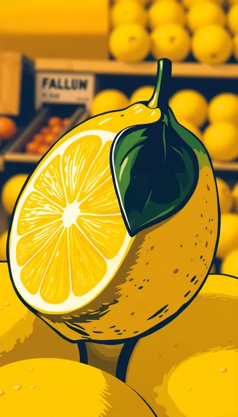 lemon stylized