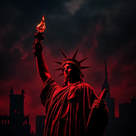 statue of liberty satan