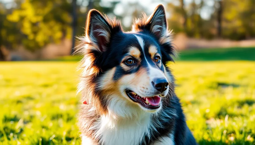 australian shepherd and husky