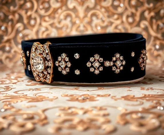 belt with diamonds