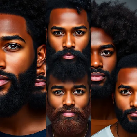 black male facial hair