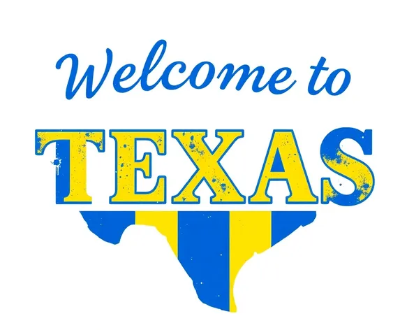 welcome to texas sign