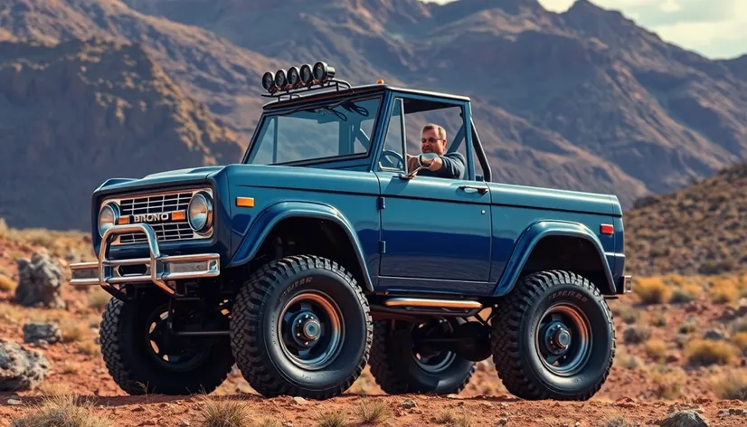 bronco with chrome wheels