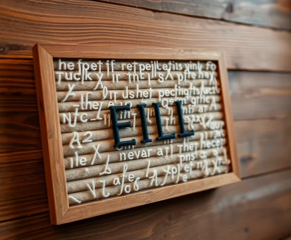 felt letter board