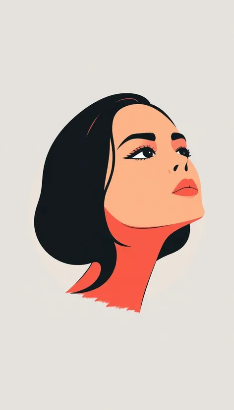 modern illustration of woman