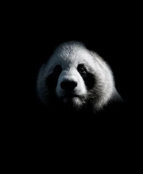 shady looking panda