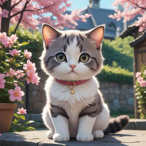 cute anime cat