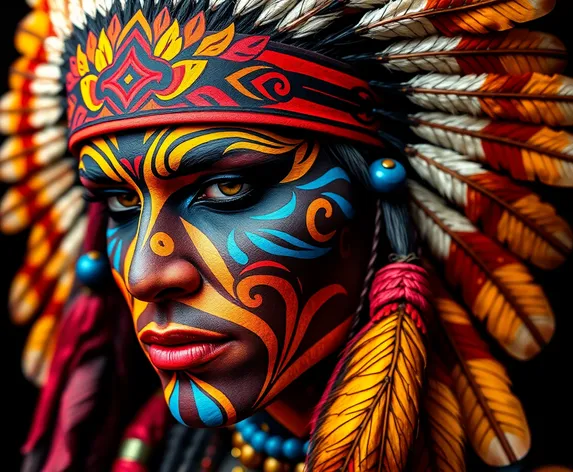 indian war paint