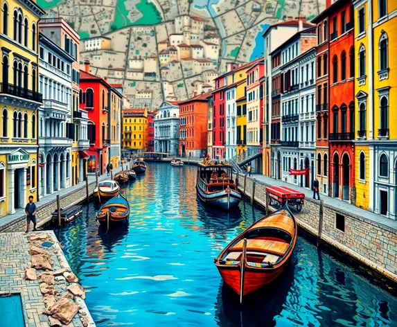 venice italy map