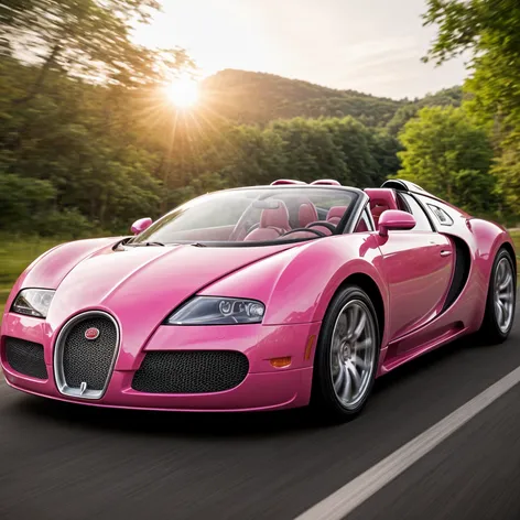 pink bugatti