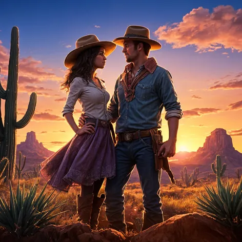 pareja de vaqueros hombre