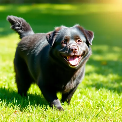 black lab chow mix