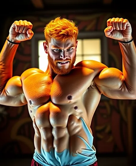 muscle ginger men