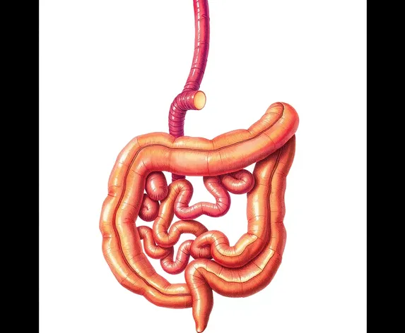 papio papio intestine drawing