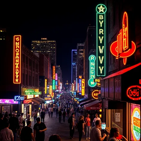 Nashville tn at night