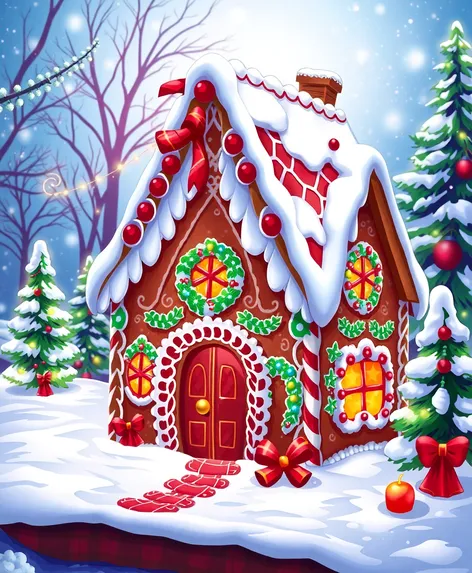 gingerbread house clip art