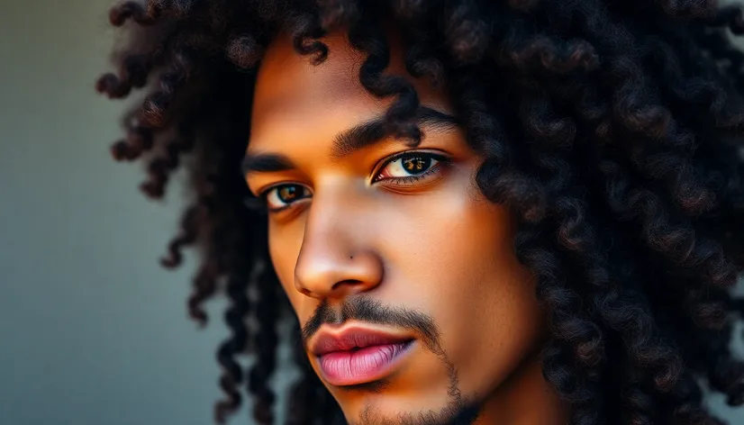 curly hairstyles men's long