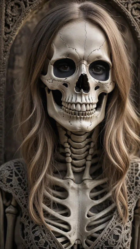 skeleton face