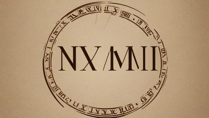 roman numerals font