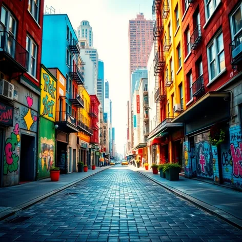 colorful street