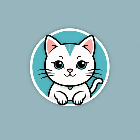 cute merch cat logo