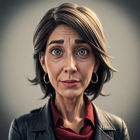 3D Animation mature woman