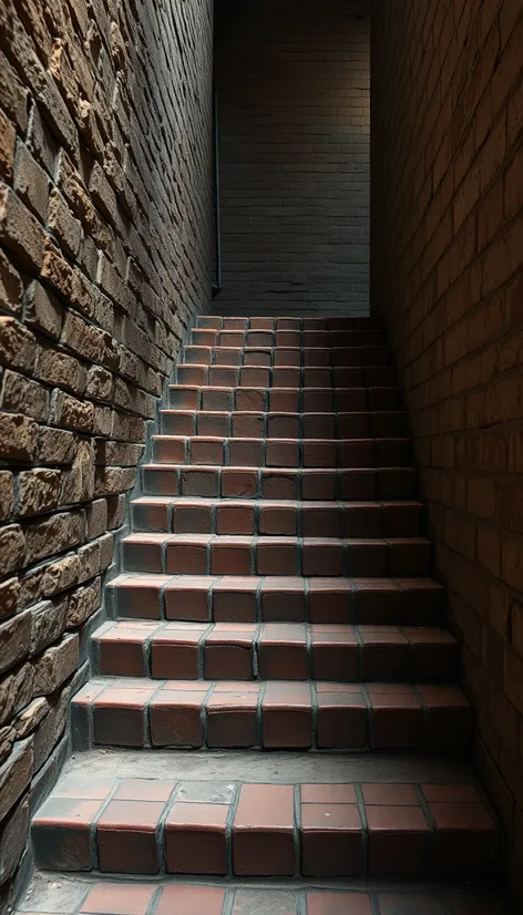 brick stairs