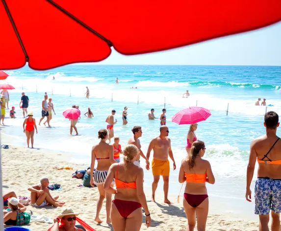 people on beach