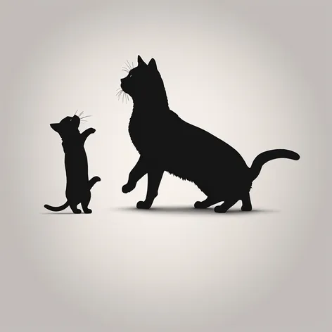 silhouette of a cat