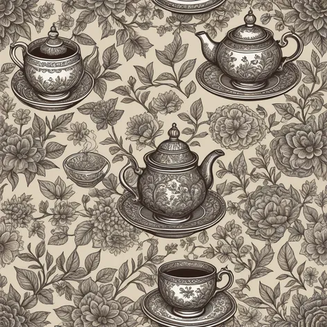 tea drawing