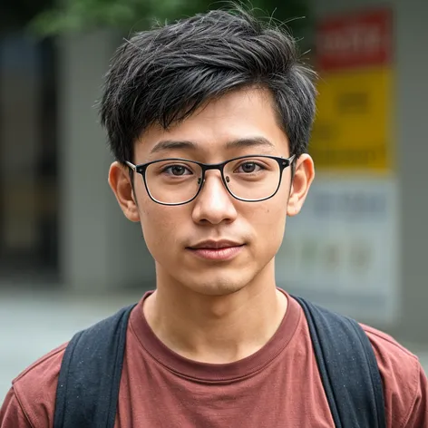 singaporean male student at