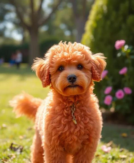 red miniature poodle