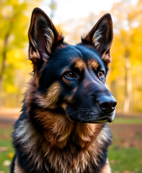 short haired german shepherd