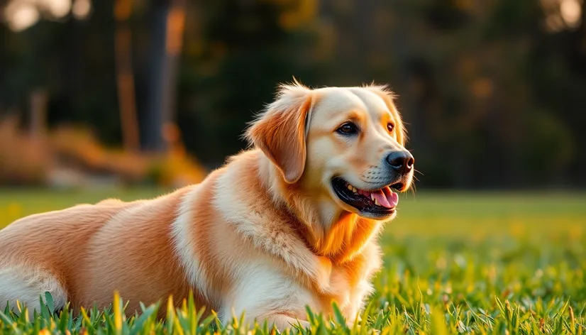 lab retriever and golden