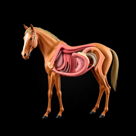 anatomy horse digestive system