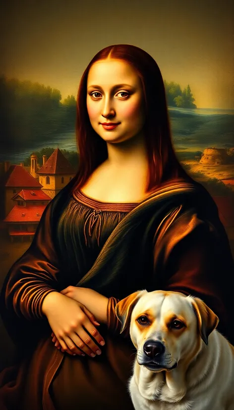 dog mona lisa