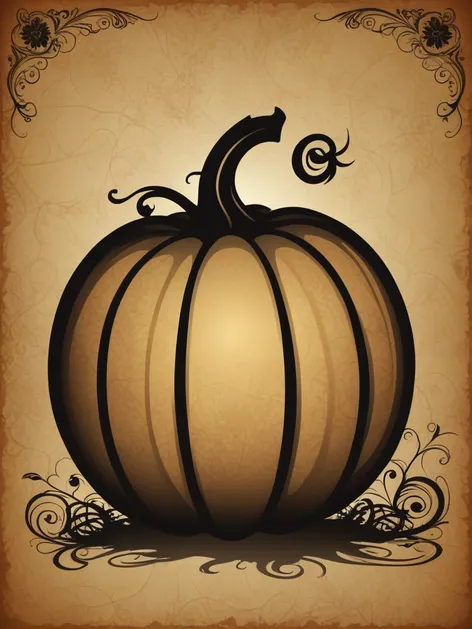 pumpkin silhouette
