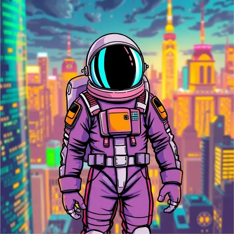 cartoon space suit