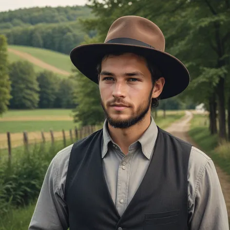 amish man