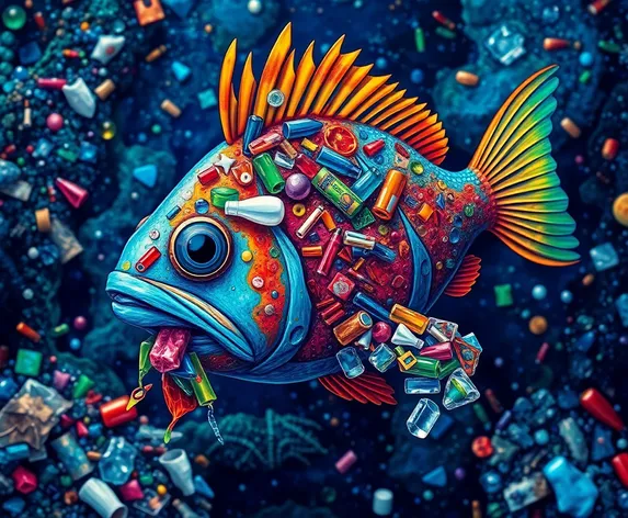 microplastics fish eating plastic