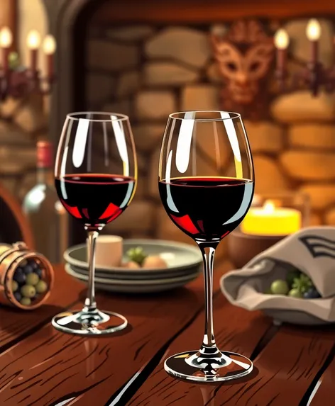 clip art wine glasses