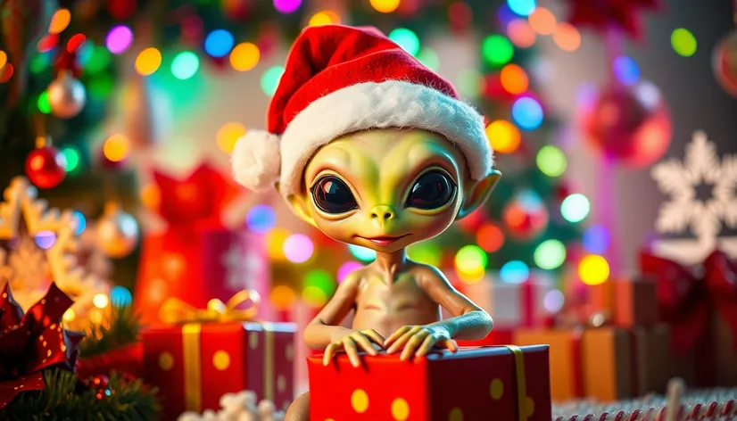 baby alien christmas video