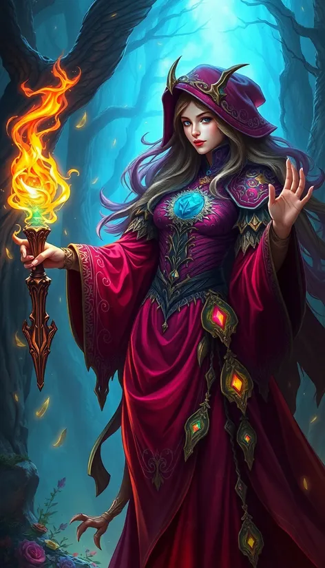 fantasy art sorceress