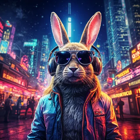 dj rabbit headphon disco