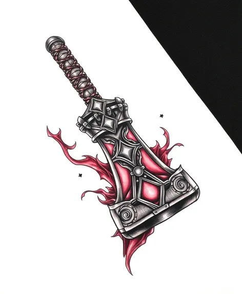 thors hammer tattoo art