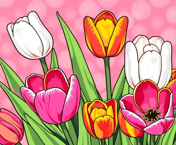 tulips clipart